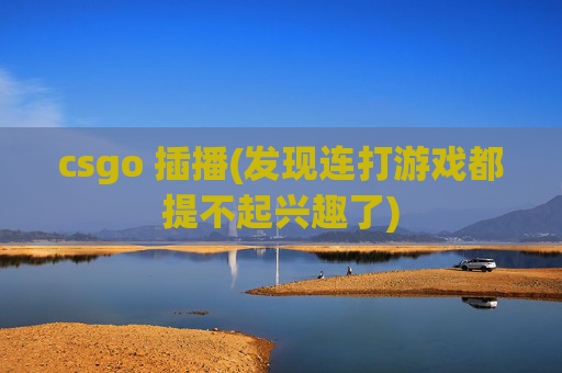 csgo 插播(发现连打游戏都提不起兴趣了)