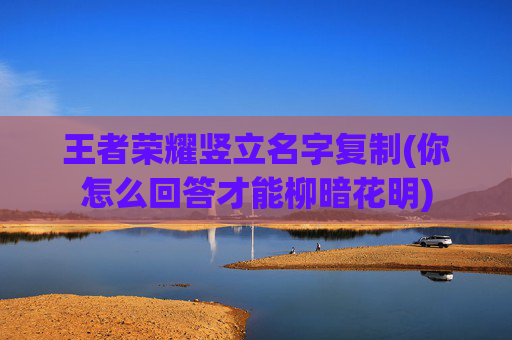 王者荣耀竖立名字复制(你怎么回答才能柳暗花明)