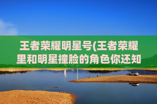 王者荣耀明星号(王者荣耀里和明星撞脸的角色你还知道吗)