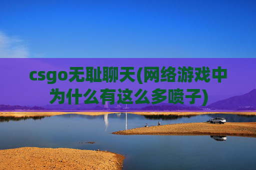 csgo无耻聊天(网络游戏中为什么有这么多喷子)