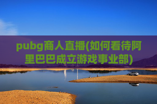 pubg商人直播(如何看待阿里巴巴成立游戏事业部)