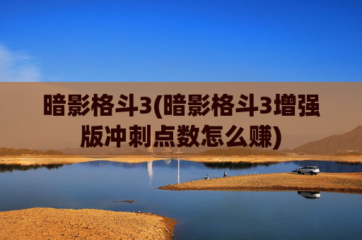 暗影格斗3(暗影格斗3增强版冲刺点数怎么赚)