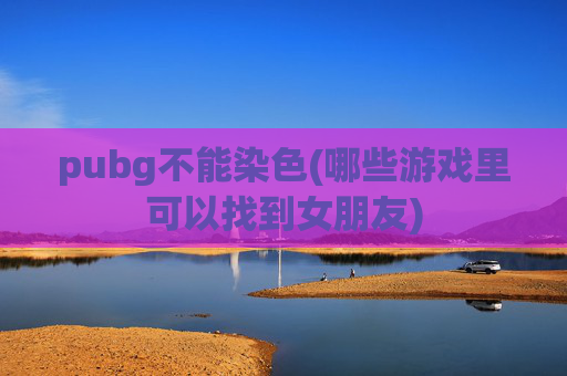 pubg不能染色(哪些游戏里可以找到女朋友)