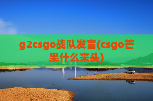 g2csgo战队发言(csgo芒果什么来头)
