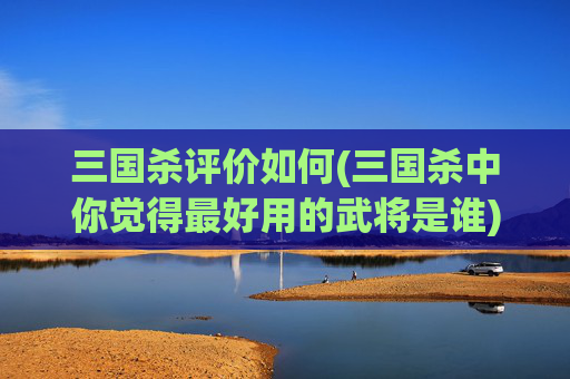 三国杀评价如何(三国杀中你觉得最好用的武将是谁)