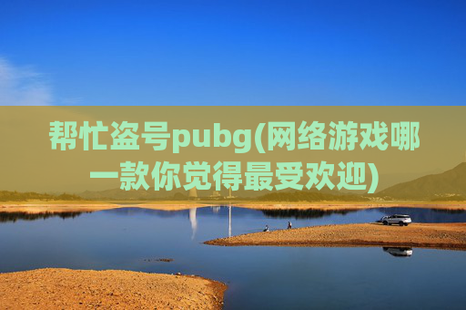 帮忙盗号pubg(网络游戏哪一款你觉得最受欢迎)