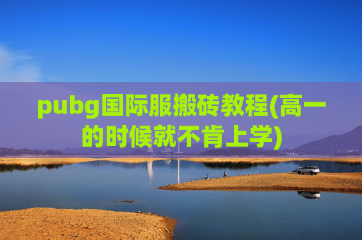 pubg国际服搬砖教程(高一的时候就不肯上学)