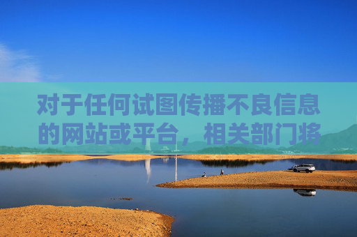 对于任何试图传播不良信息的网站或平台,相关部门将依法严厉打击。我们呼吁大家共同参与到网络环境的净化行动中,发现违法违规信息及时向有关部门举报,共同营造一个清朗、健康、积极向上的网络空间,依法打击不良信息 共护清朗网络空间