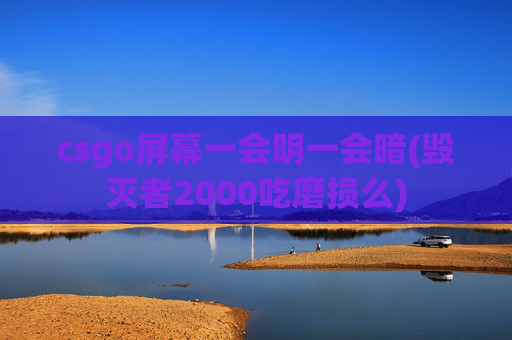 csgo屏幕一会明一会暗(毁灭者2000吃磨损么)