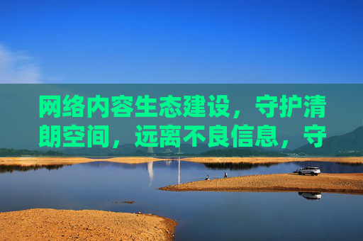 网络内容生态建设,守护清朗空间,远离不良信息,守护清朗网络空间,远离不良信息
