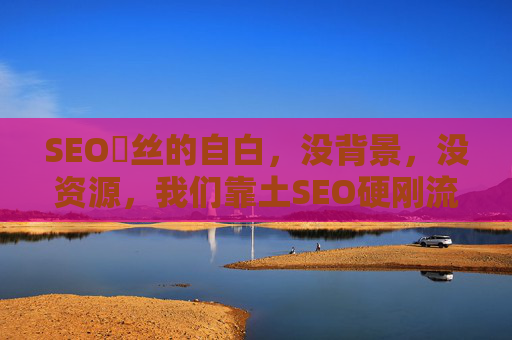 SEO屌丝的自白，没背景，没资源，我们靠土SEO硬刚流量江湖，SEO屌丝自白，无背景无资源，靠土SEO硬刚流量江湖