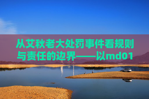 从艾秋老大处罚事件看规则与责任的边界——以md0103为镜鉴,从艾秋老大处罚事件看规则与责任的边界——以md0103为镜鉴