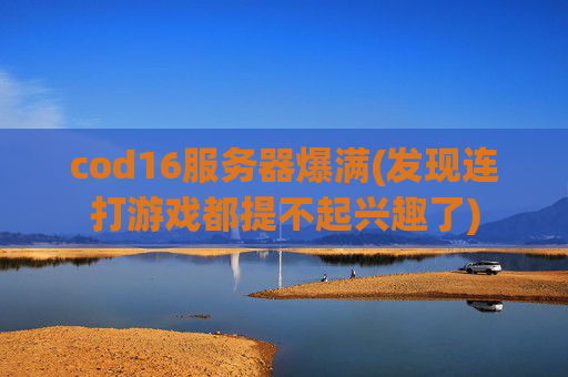 cod16服务器爆满(发现连打游戏都提不起兴趣了)