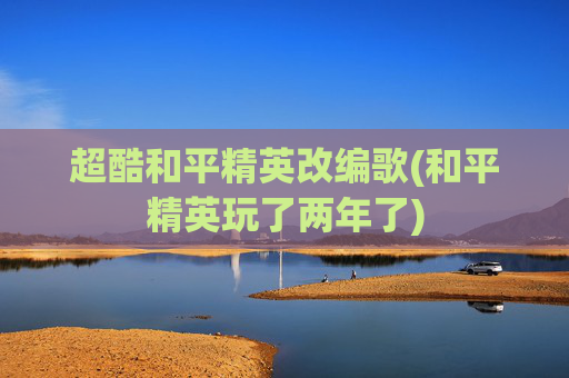 超酷和平精英改编歌(和平精英玩了两年了)