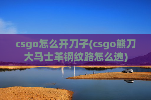csgo怎么开刀子(csgo熊刀大马士革钢纹路怎么选)