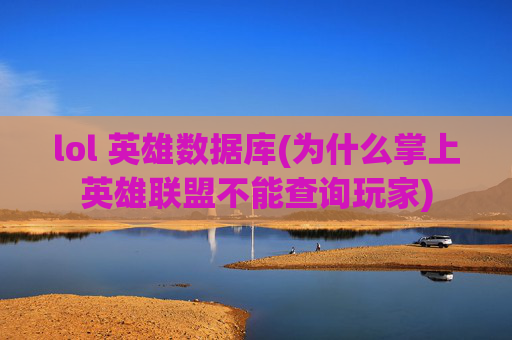 lol 英雄数据库(为什么掌上英雄联盟不能查询玩家)