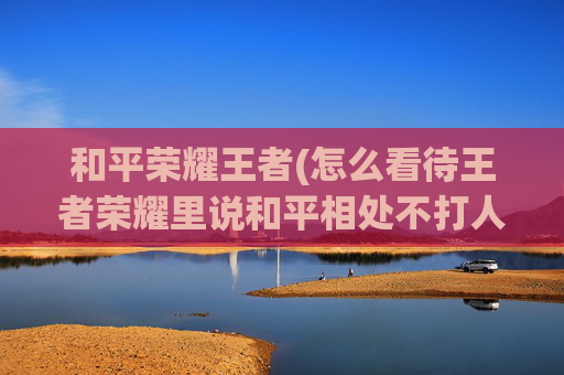 和平荣耀王者(怎么看待王者荣耀里说和平相处不打人的)