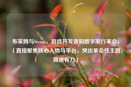 布莱姆与Steam，游戏开发者的数字发行革命，（直接聚焦核心人物与平台，突出革命性主题，简洁有力）