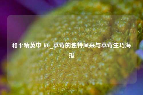和平精英中 KG_草莓的独特风采与草莓生巧海报