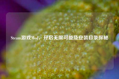 Steam游戏Mod，开启无限可能及安装目录探秘