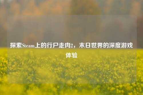 探索Steam上的行尸走肉2，末日世界的深度游戏体验