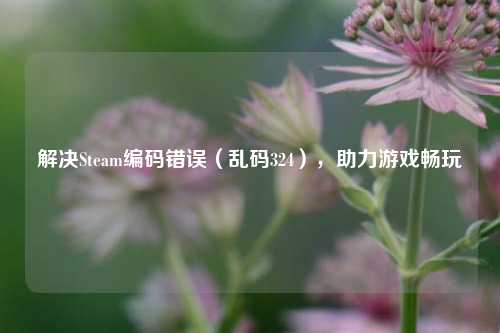 解决Steam编码错误（乱码324），助力游戏畅玩
