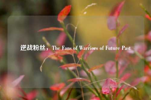逆战粉丝，The Fans of Warriors of Future Past