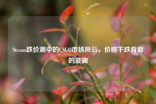 Steam跌价潮中的CSGO市场风云，价格下跌背后的波澜