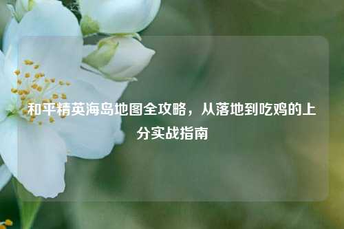 和平精英海岛地图全攻略，从落地到吃鸡的上分实战指南