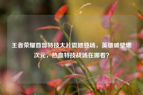 王者荣耀首部特技大片震撼登场,英雄破壁燃次元,热血特技战场在哪看?