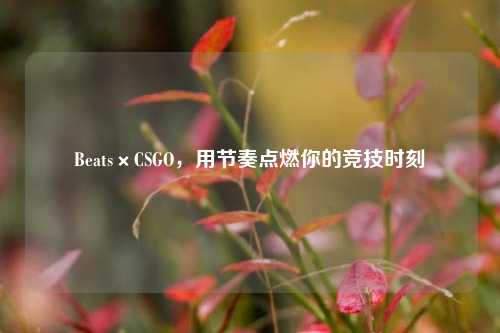 Beats×CSGO,用节奏点燃你的竞技时刻