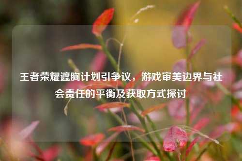 王者荣耀遮胸计划引争议,游戏审美边界与社会责任的平衡及获取方式探讨
