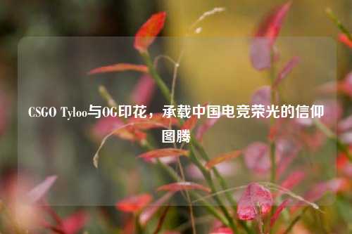 CSGO Tyloo与OG印花,承载中国电竞荣光的信仰图腾