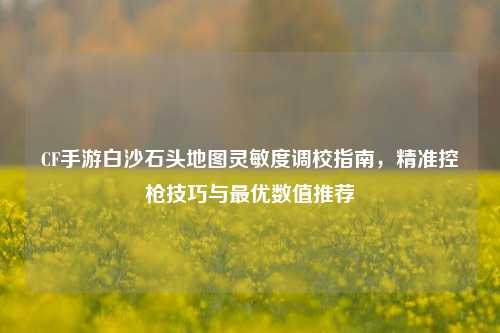 CF手游白沙石头地图灵敏度调校指南,精准控枪技巧与更优数值推荐