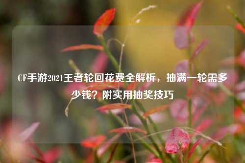 CF手游2021王者轮回花费全解析,抽满一轮需多少钱?附实用抽奖技巧