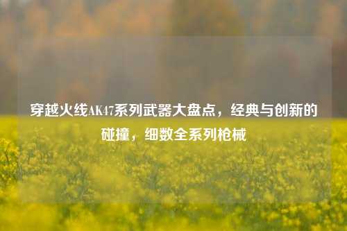 穿越火线AK47系列武器大盘点,经典与创新的碰撞,细数全系列枪械