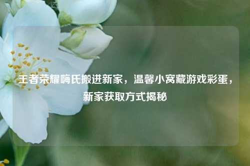 王者荣耀嗨氏搬进新家,温馨小窝藏游戏彩蛋,新家获取方式揭秘