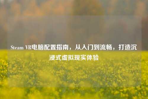 Steam VR电脑配置指南,从入门到流畅,打造沉浸式虚拟现实体验
