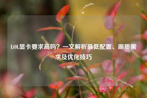 LOL显卡要求高吗?一文解析更低配置、画质需求及优化技巧