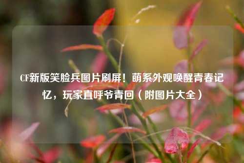 CF新版笑脸兵图片刷屏!萌系外观唤醒青春记忆,玩家直呼爷青回(附图片大全)