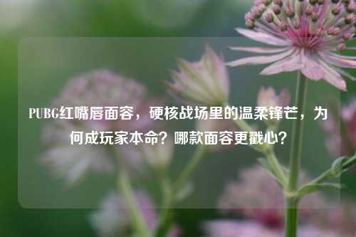 PUBG红嘴唇面容，硬核战场里的温柔锋芒，为何成玩家本命？哪款面容更戳心？