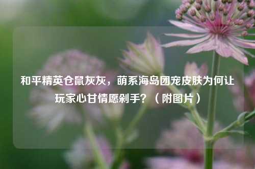 和平精英仓鼠灰灰，萌系海岛团宠皮肤为何让玩家心甘情愿剁手？（附图片）