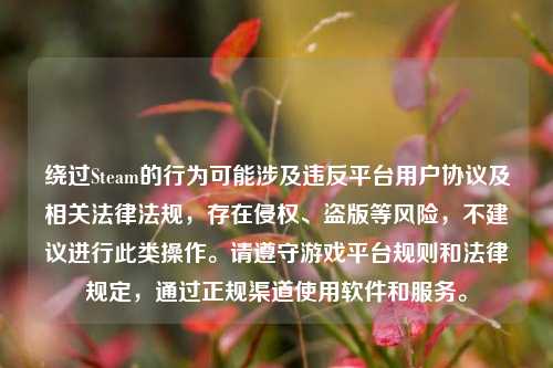 绕过Steam的行为可能涉及违反平台用户协议及相关法律法规，存在侵权、盗版等风险，不建议进行此类操作。请遵守游戏平台规则和法律规定，通过正规渠道使用软件和服务。